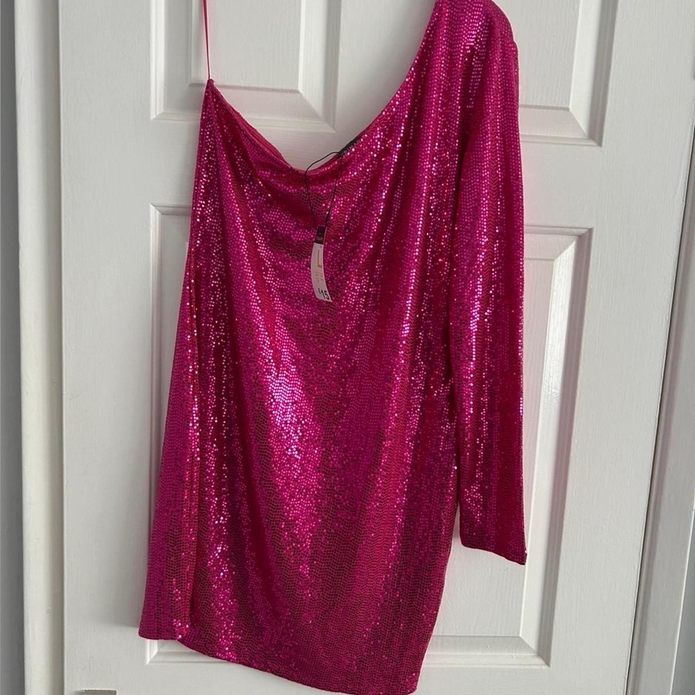 Primark Fuchsia Sequin Dress